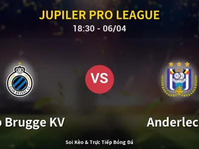 Soi Kèo Club Brugge KV vs Anderlecht – 18:30 06/04 | Nhận Định, Dự Đoán Tỷ Số