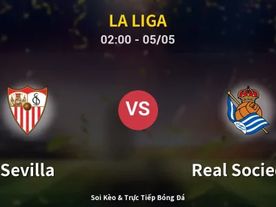 Kết Quả: Sevilla 1-0 Real Sociedad – Highlight & Bàn Thắng | La Liga