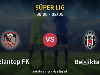 Kết Quả: Gaziantep FK 0-2 Beşiktaş – Highlight & Bàn Thắng | Süper Lig